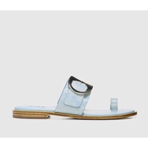 Naturalizer Finola Slide Sandals Dressy Baby Blue Women's Size 6.5 - Picture 2 of 8